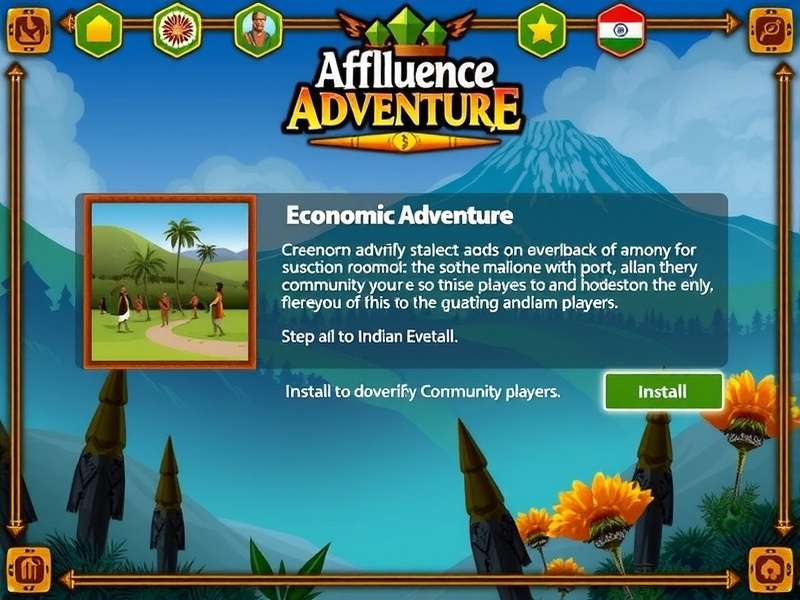 Affluence Adventure download progress and installation steps